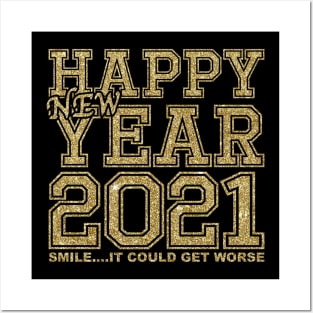 Happy New Year 2021 Posters and Art